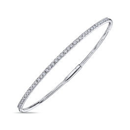 Браслет жесткий с бриллиантами