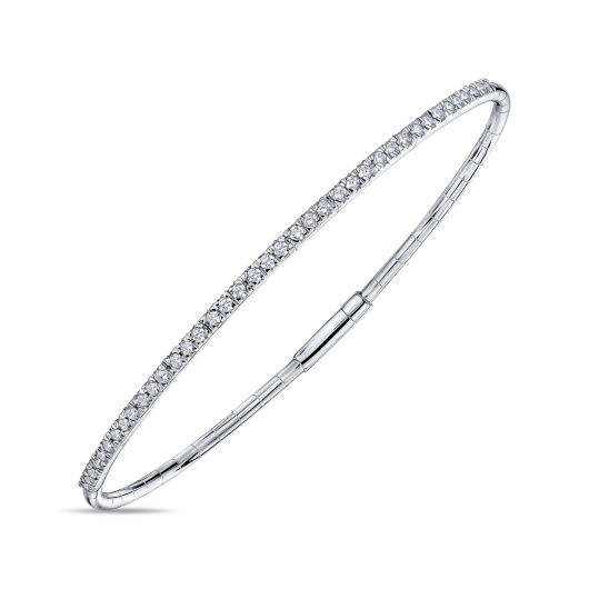 Браслет жесткий с бриллиантами