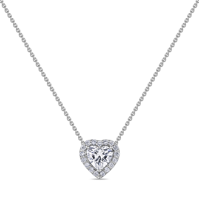 Колье с бриллиантом - фото 1