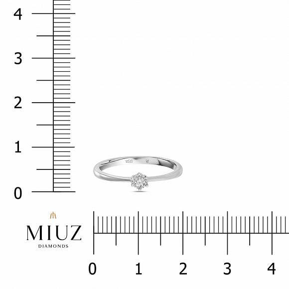 Кольцо с бриллиантом R178-IGR-23264-0.05T - Фото 2
