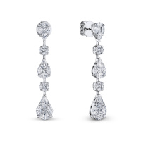 Серьги с бриллиантами - фото 1 Серьги с бриллиантами - фото 1