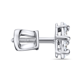 Серьги с бриллиантом