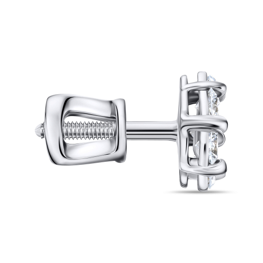 Серьги с бриллиантом