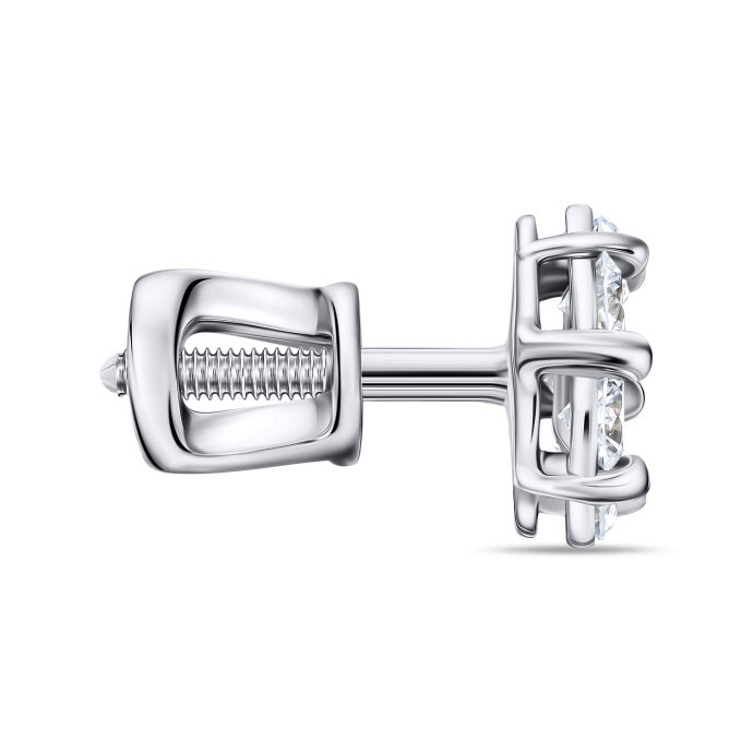 Серьги с бриллиантом - фото 2