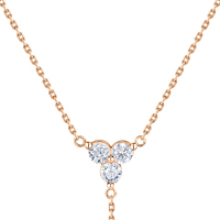 Колье с фианитами - фото 2 Колье с фианитами - фото 2