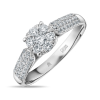 Кольцо с бриллиантом - фото 1 Кольцо с бриллиантом - фото 1