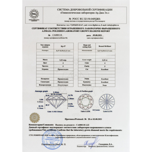 Кольцо с бриллиантом