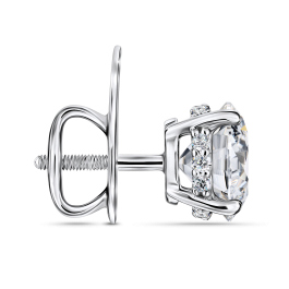 Серьги с бриллиантом