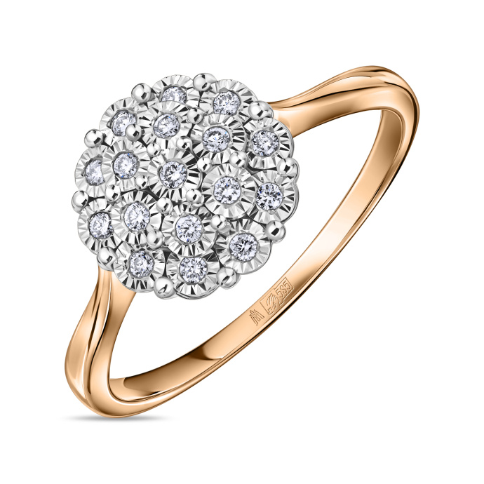 Кольцо с бриллиантами - фото 1 Кольцо с бриллиантами - фото 1