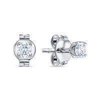 Серьги с бриллиантами - фото 1