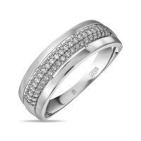 Кольцо с фианитами - фото 1 Кольцо с фианитами - фото 1