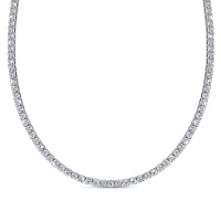 Колье с бриллиантом - фото 1