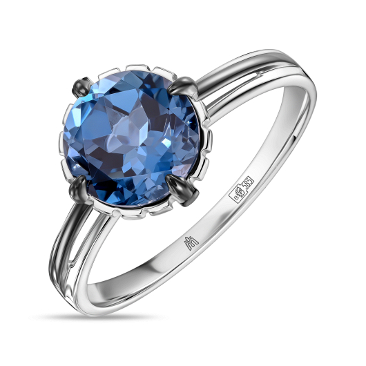 Кольцо с лондон топазом