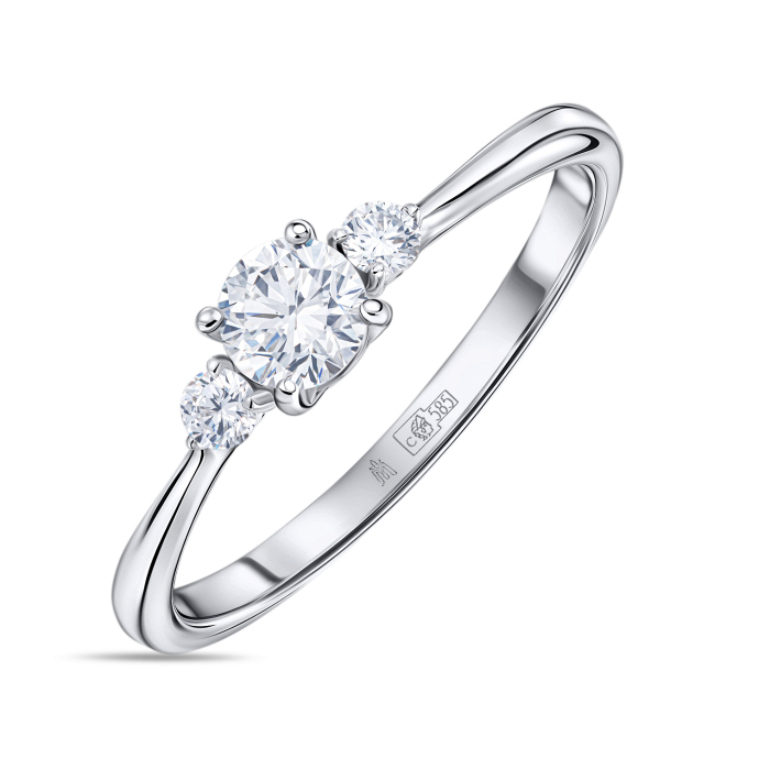 Кольцо с бриллиантом - фото 1 Кольцо с бриллиантом - фото 1