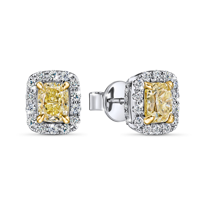 Серьги с бриллиантами - фото 1