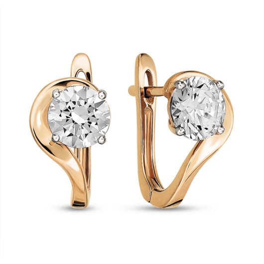 Серьги с сваровски