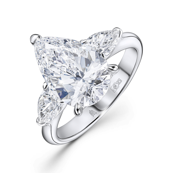 Кольцо с бриллиантом - фото 1