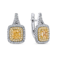 Серьги с бриллиантами - фото 1