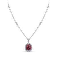 Колье с бриллиантами и турмалином - фото 1 Колье с бриллиантами и турмалином - фото 1