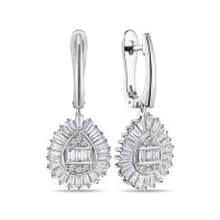 Серьги с бриллиантами - фото 1 Серьги с бриллиантами - фото 1