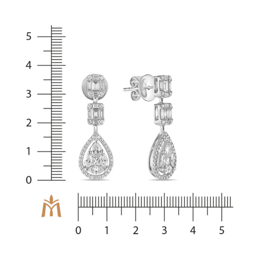 Серьги с бриллиантами