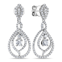 Серьги с бриллиантами - фото 1 Серьги с бриллиантами - фото 1