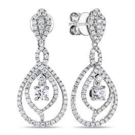 Серьги с бриллиантами