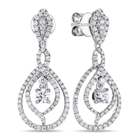 Серьги с бриллиантами