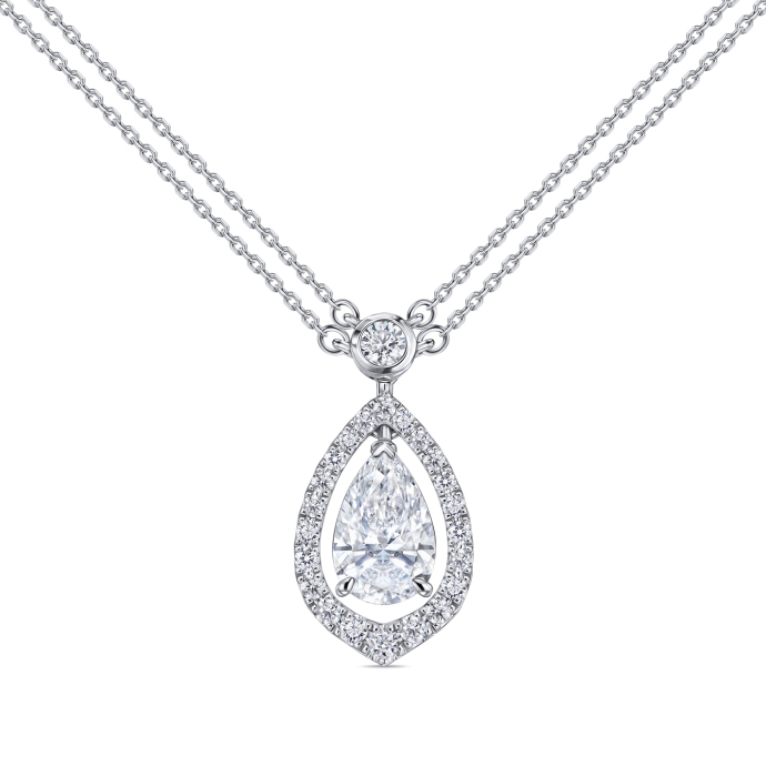 Колье с бриллиантом - фото 1 Колье с бриллиантом - фото 1