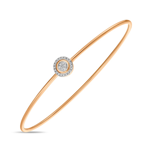 Браслет жесткий с бриллиантами