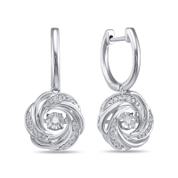 Серьги с бриллиантами - фото 2