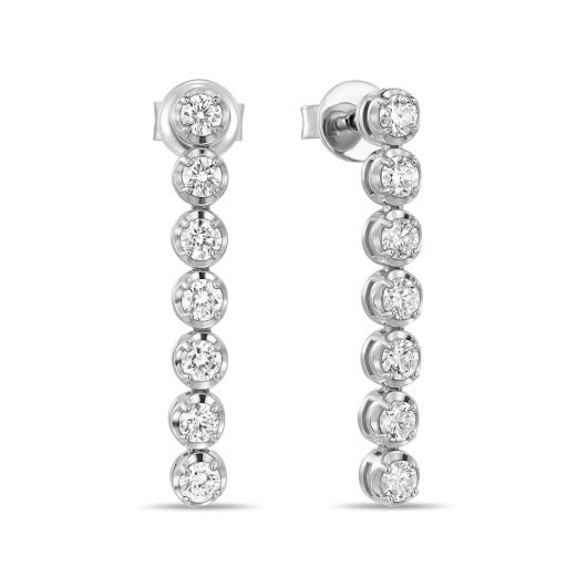 Серьги с бриллиантом