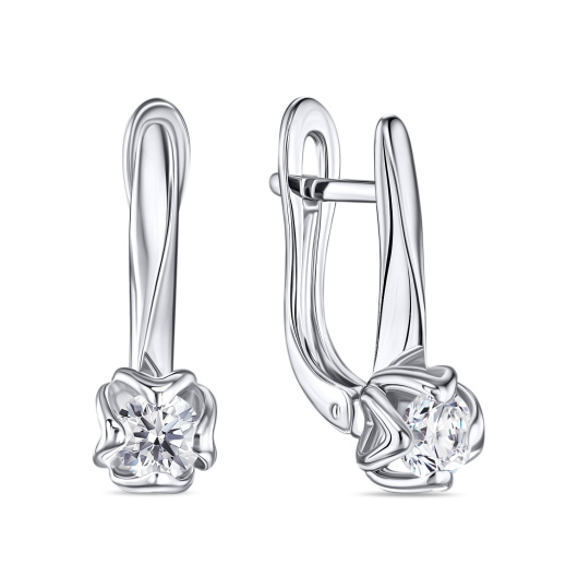 Серьги с бриллиантами