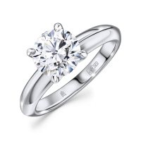 Кольцо с бриллиантом - фото 1