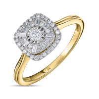 Кольцо с бриллиантом - фото 1 Кольцо с бриллиантом - фото 1