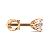 Серьги с фианитами - фото 1