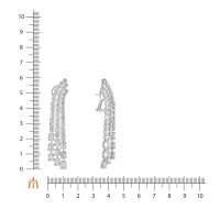 Серьги с бриллиантами - фото 2