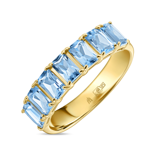 Кольцо с топазами