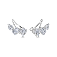 Серьги с бриллиантами - фото 1