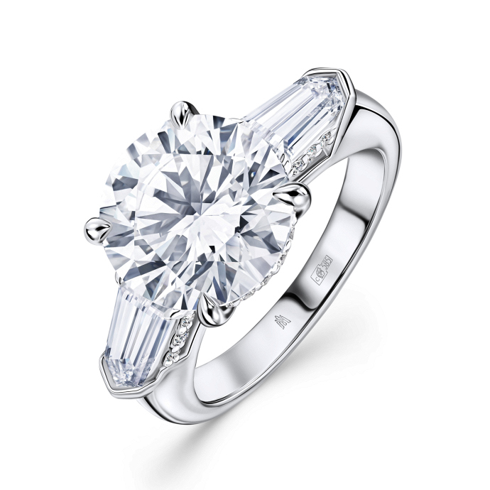 Кольцо с бриллиантом - фото 1