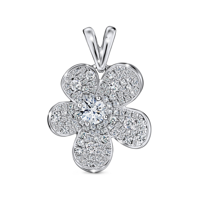 Подвеска с бриллиантами - фото 1