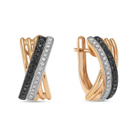 Серьги с бриллиантами - фото 1