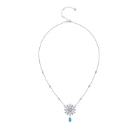 Колье с бриллиантом - фото 1