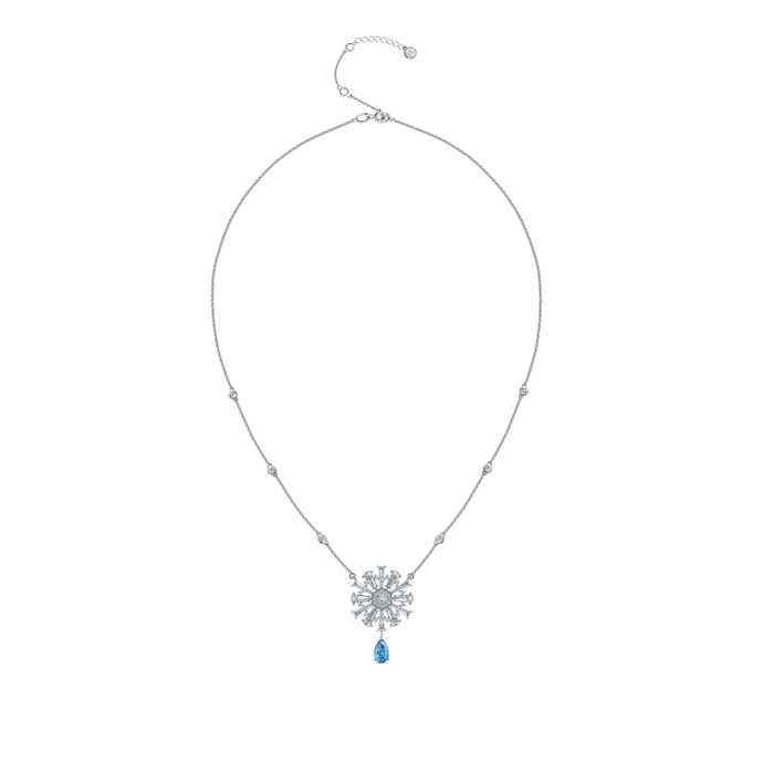 Колье с бриллиантом - фото 1