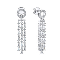 Серьги с бриллиантами - фото 1 Серьги с бриллиантами - фото 1