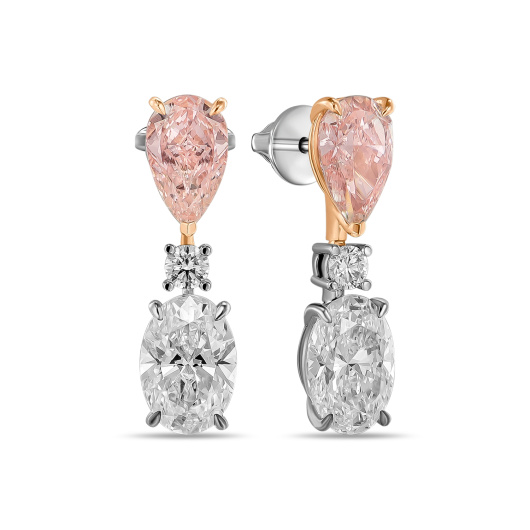 Серьги с бриллиантом