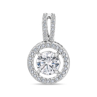 Подвеска с фианитами - фото 1