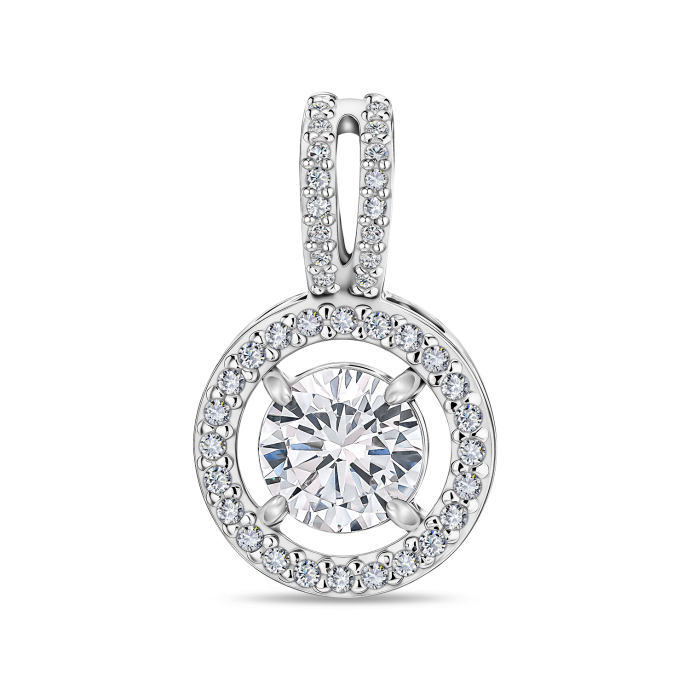 Подвеска с фианитами - фото 1