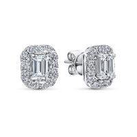 Серьги с бриллиантами - фото 1 Серьги с бриллиантами - фото 1