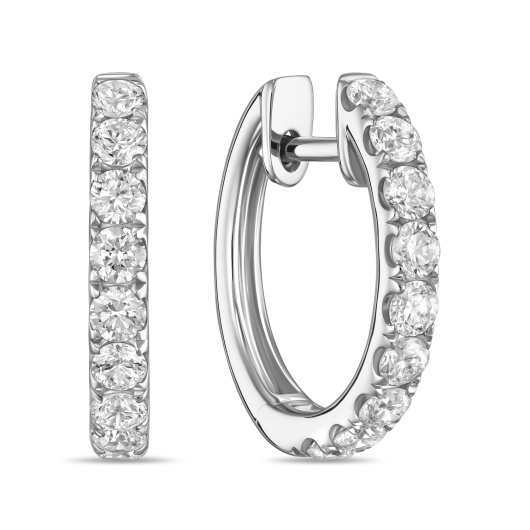 Серьги с бриллиантом